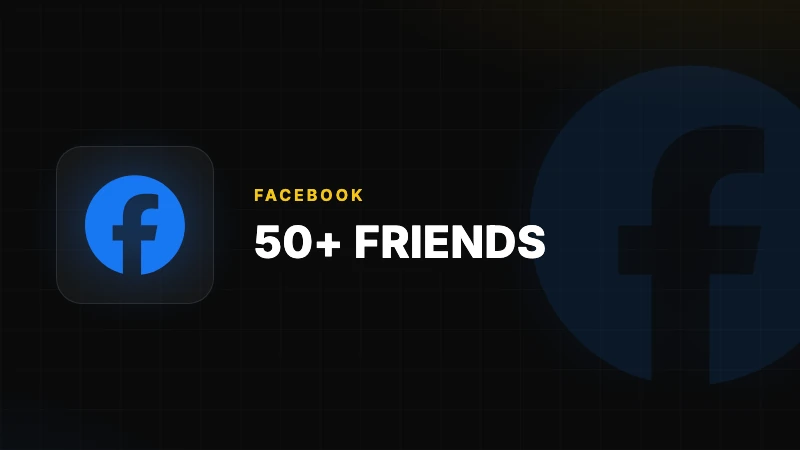 Facebook Account with 50+ Friends