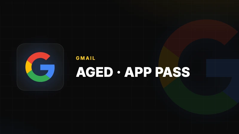 Gmail Account (Aged + App Password)