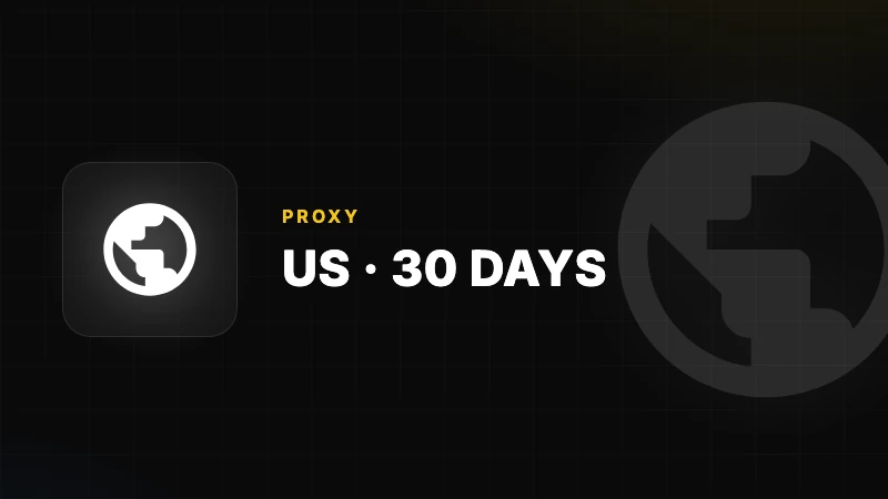 Residential Proxy (US) - 30 days